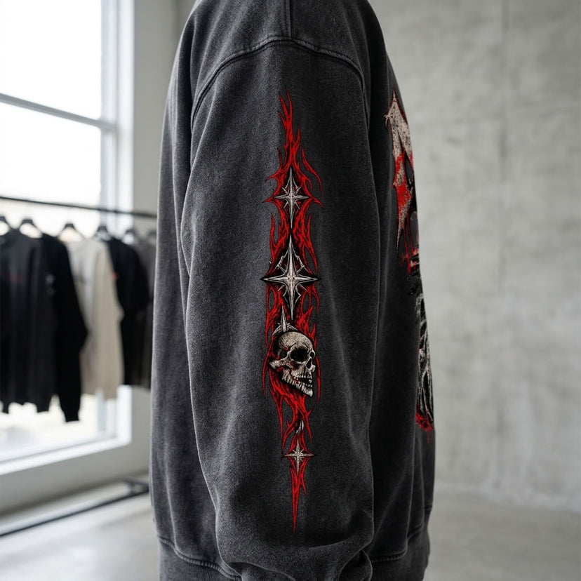 Marque Légendaire Halloween Héritage Oversized Sweatshirt | 360GSM