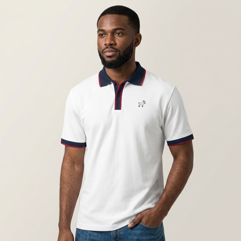 Marque Légendaire Color Block Polo Shirt | 240GSM — Apparel & Accessories > Clothing > Shirts & Tops Detail View 13 | Legendary Branding