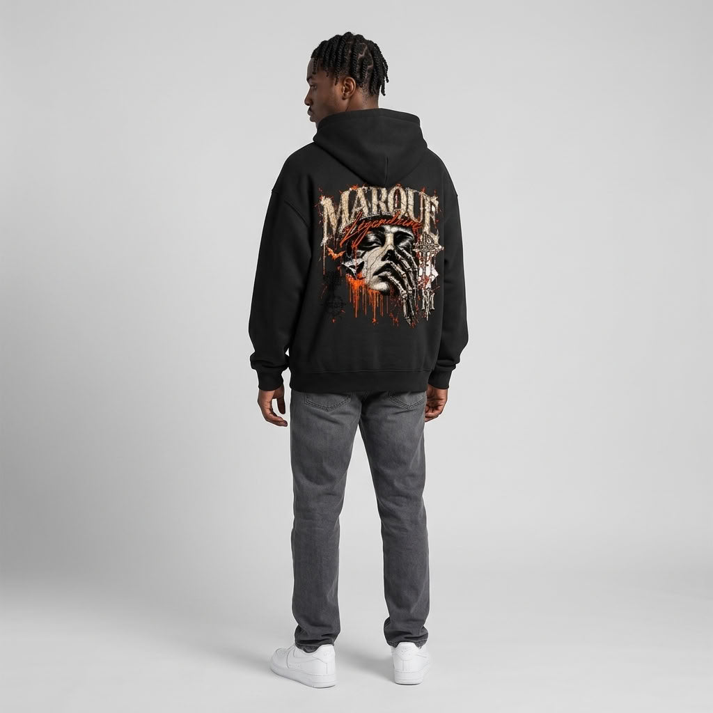 Marque Légendaire Eternal Legends Oversized Boxy Zip-Up Hoodie | 345GSM