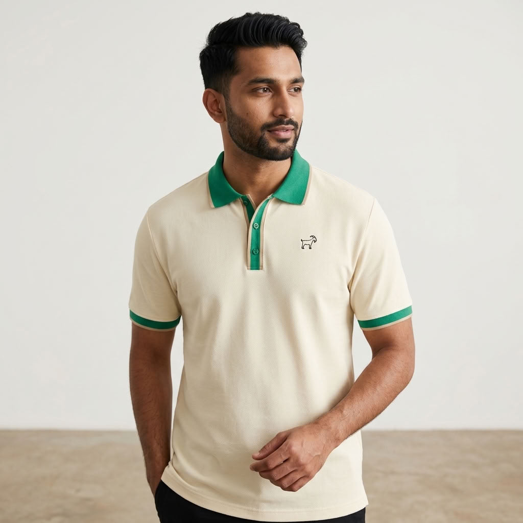 Marque Légendaire Color Block Polo Shirt | 240GSM — Apparel & Accessories > Clothing > Shirts & Tops Detail View 3 | Legendary Branding