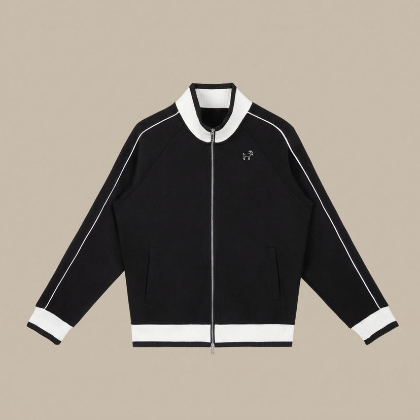 Marque Légendaire Color Block Raglan Sleeve Track Jacket | 380GSM — Apparel & Accessories > Clothing > Outerwear Detail View 4 | Legendary Branding