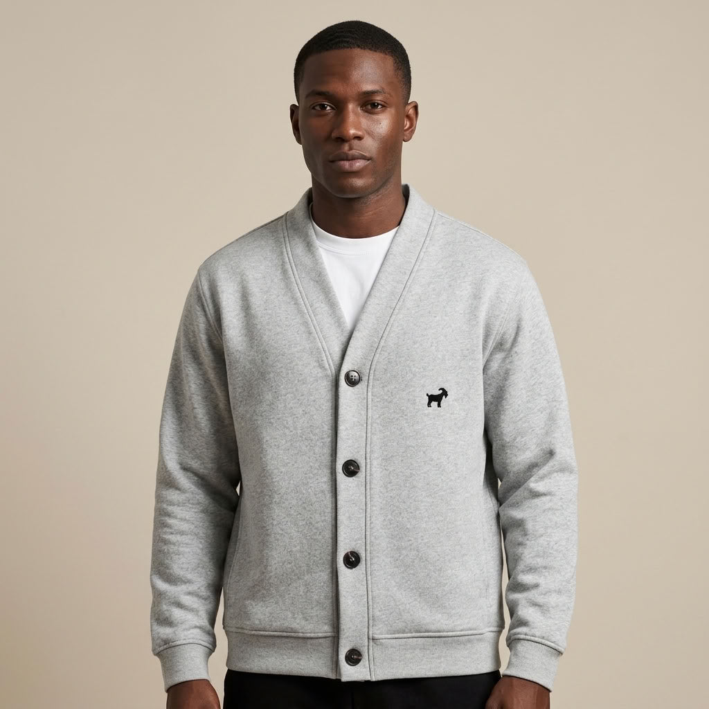 Marque Légendaire Essential Heavyweight Sweater Cardigan | 450GSM — Apparel & Accessories > Clothing > Outerwear | Legendary Branding