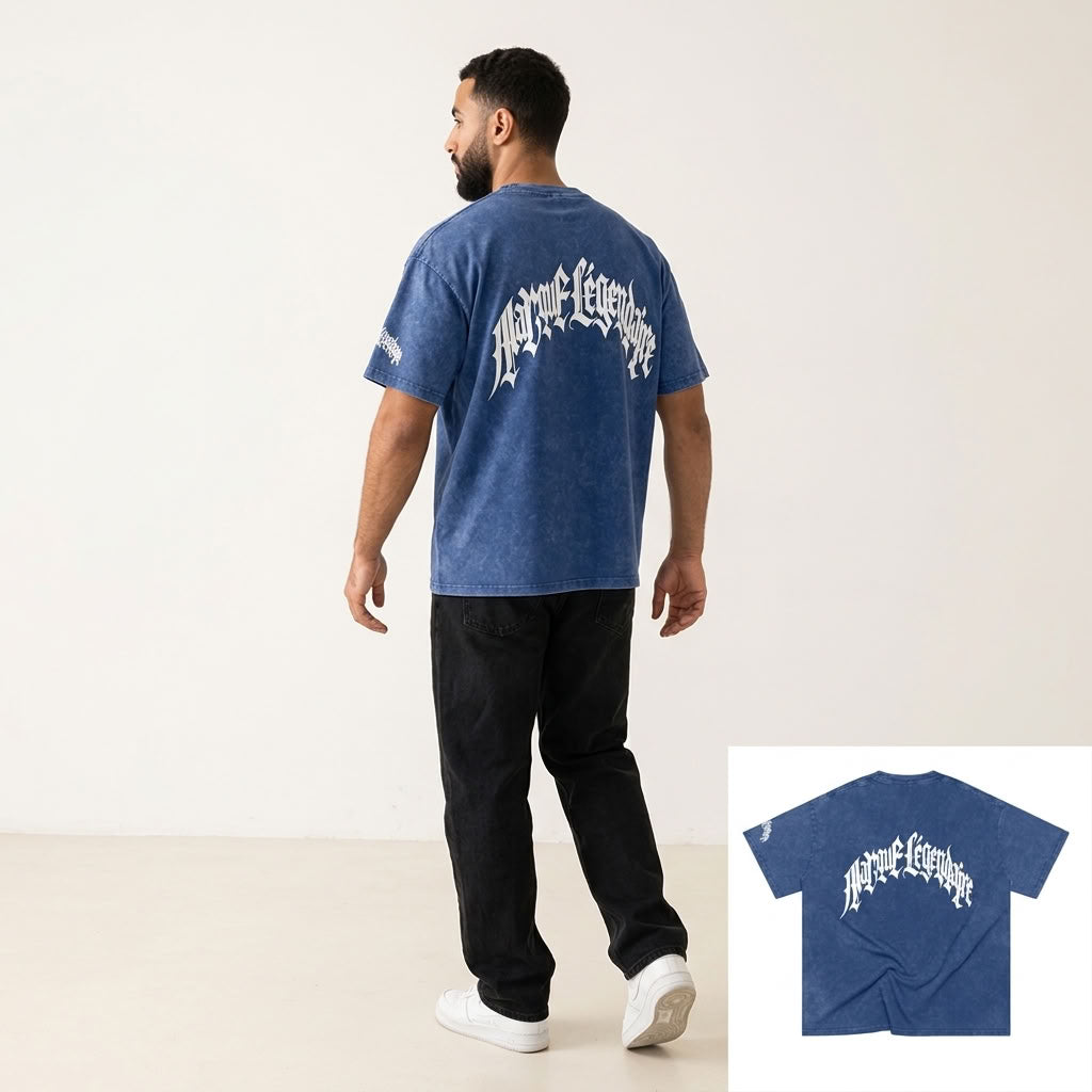 Marque Légendaire Snow Wash Oversized T-Shirt | 250GSM