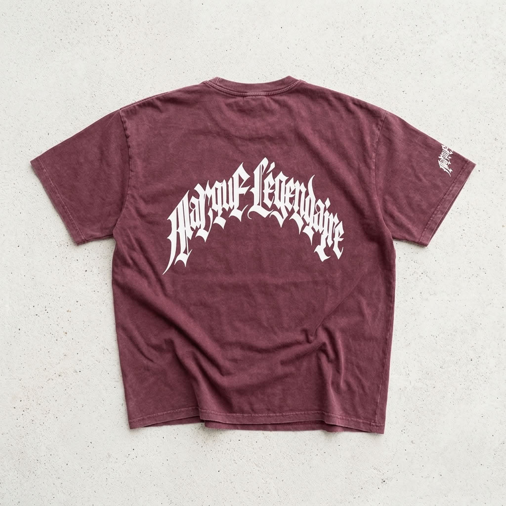 Marque Légendaire Snow Wash Oversized T-Shirt | 250GSM