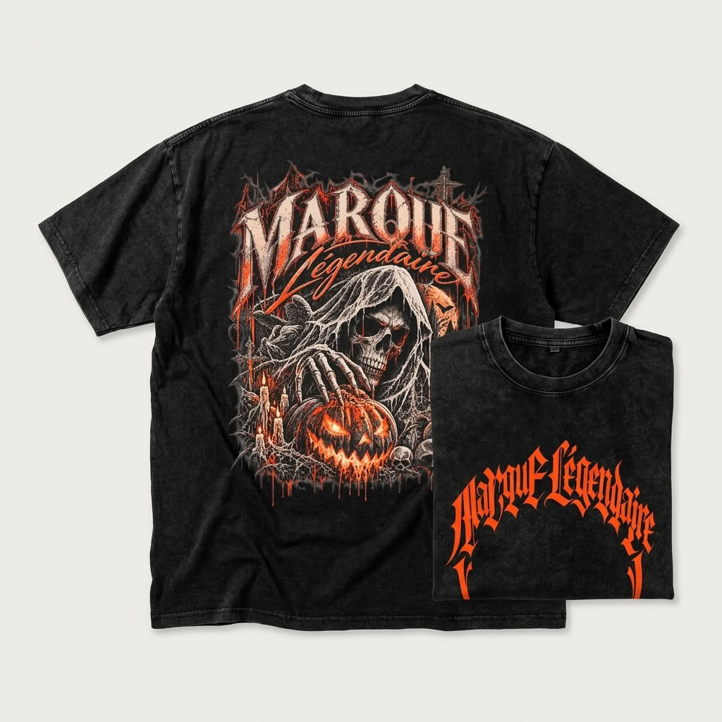 Marque Légendaire Reaper Snow Wash Oversized T-Shirt | 250GSM