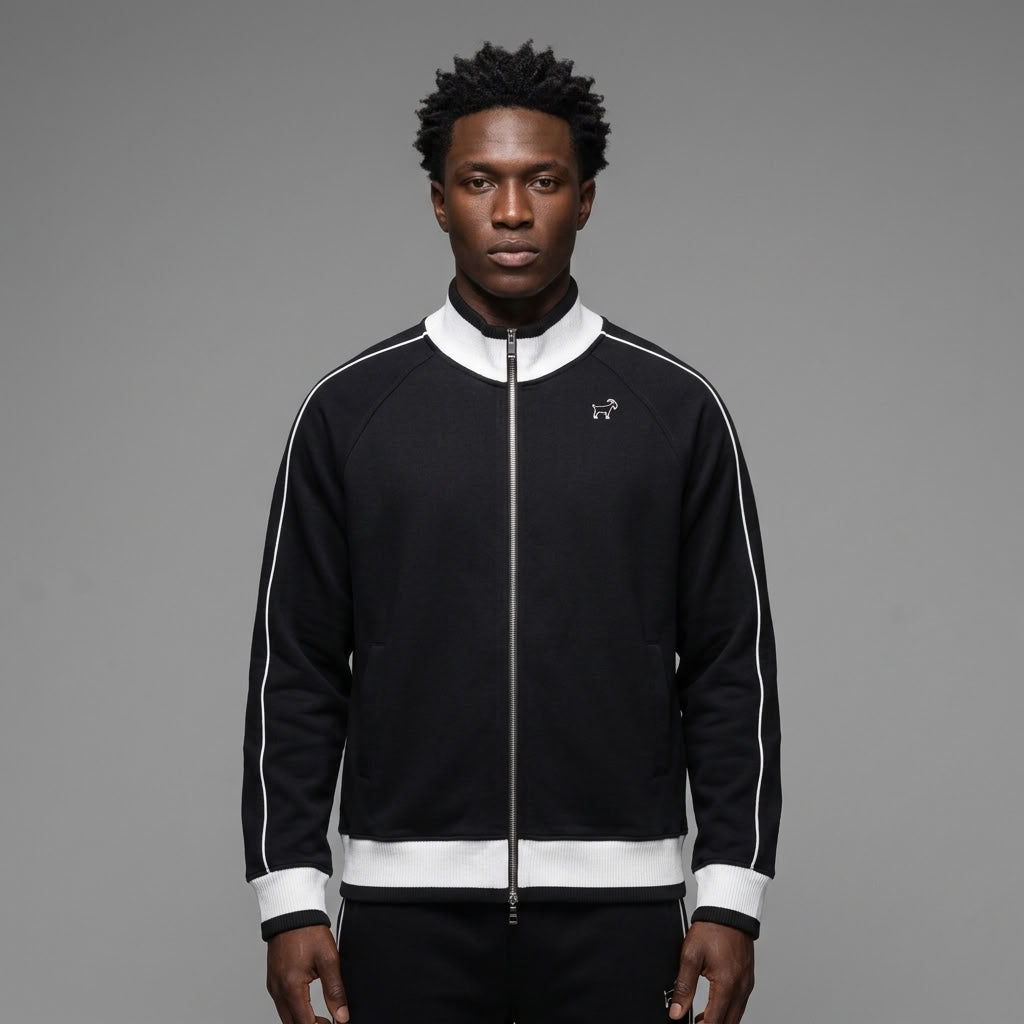 Marque Légendaire Color Block Raglan Sleeve Track Jacket | 380GSM — Apparel & Accessories > Clothing > Outerwear | Legendary Branding