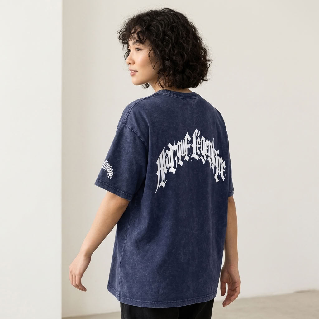 Marque Légendaire Snow Wash Oversized T-Shirt | 250GSM
