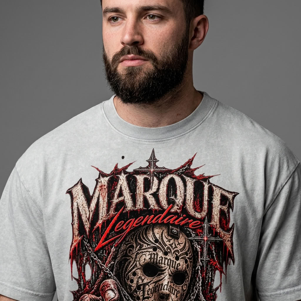 Marque Legendaire HockeyFace Oversized T-Shirt | 250GSM