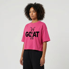 Icon of the Herd Oversized Cropped T-Shirt - Legendary Branding