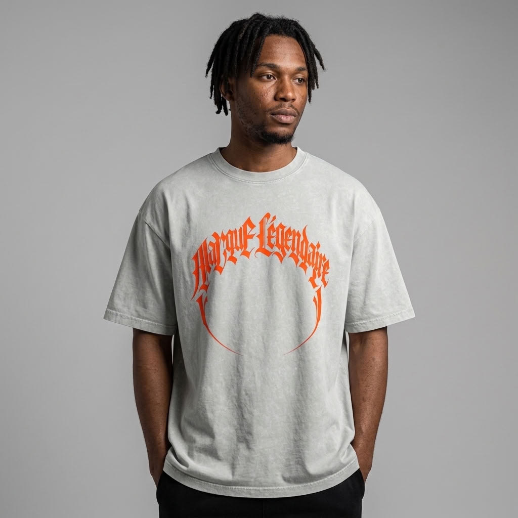 Marque Légendaire Reaper Snow Wash Oversized T-Shirt | 250GSM