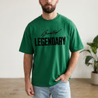 GOATED Legendary Loose-Fit T-Shirt | 190GSM — Apparel & Accessories > Clothing > Shirts & Tops Detail View 14 | Legendary Branding