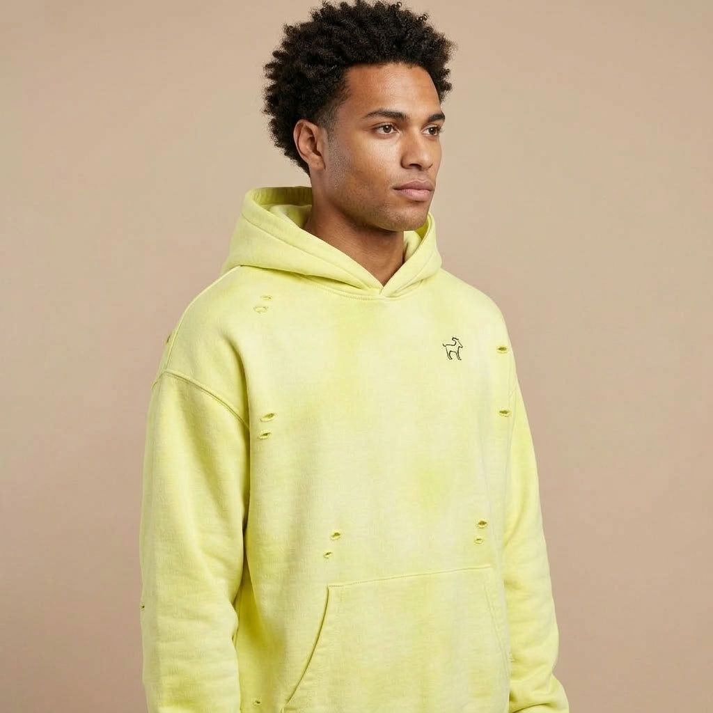 Hoodie Fleece Sobek Merek Legendaris | 350GSM Unisex