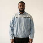 Marque Légendaire Vintage Wash Denim Jacket | 320GSM — Apparel & Accessories > Clothing > Outerwear Detail View 2 | Legendary Branding