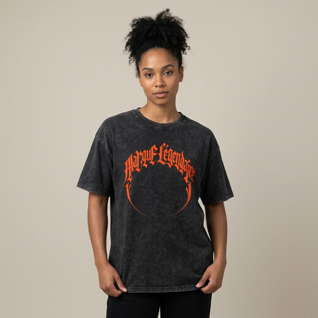 Marque Légendaire Reaper Snow Wash Oversized T-Shirt | 250GSM