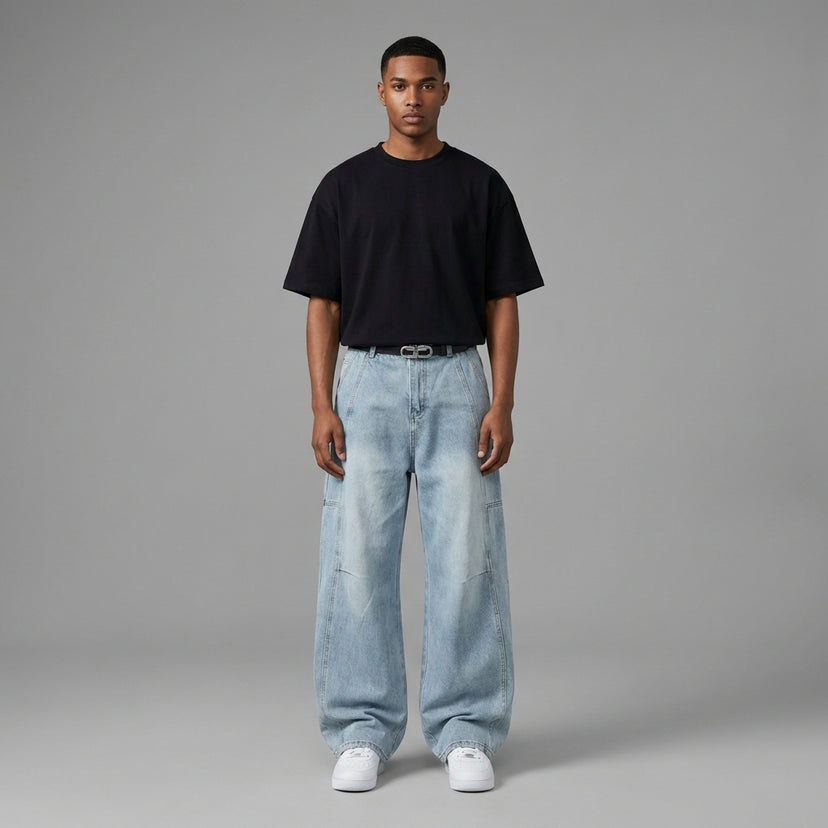 Y2K Baggy Jeans - Legendary Branding