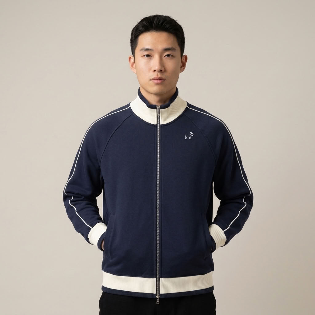 Marque Légendaire Color Block Raglan Sleeve Track Jacket | 380GSM