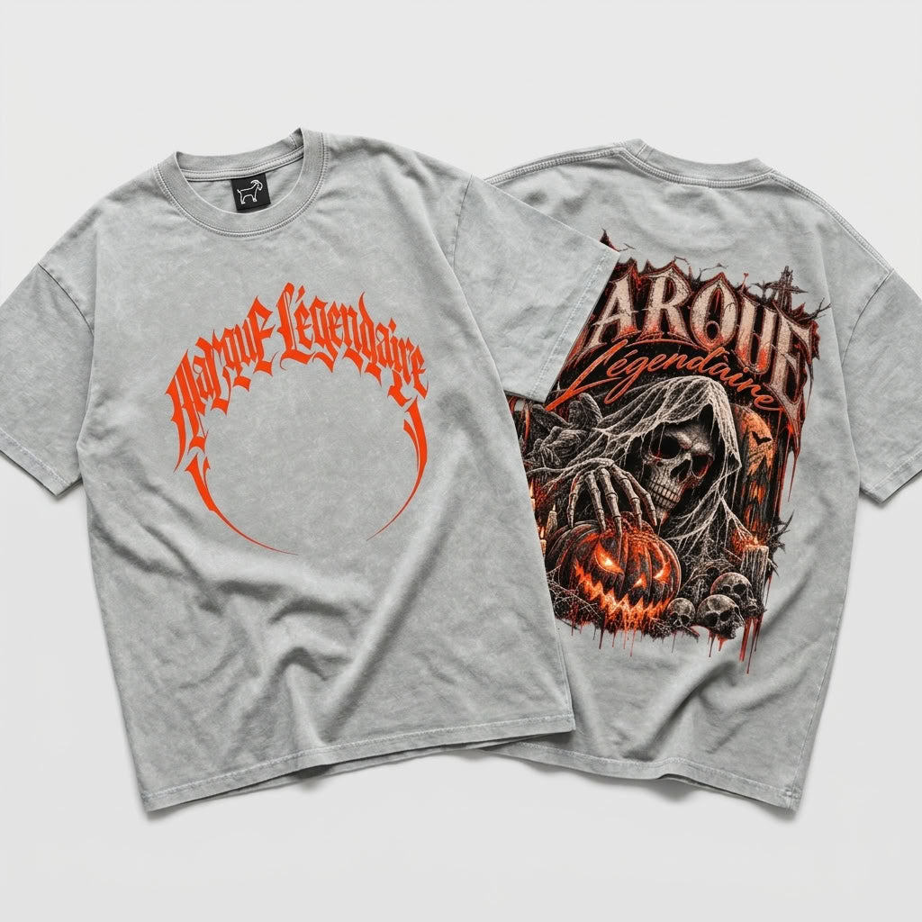 Marque Légendaire Reaper Snow Wash Oversized T-Shirt | 250GSM