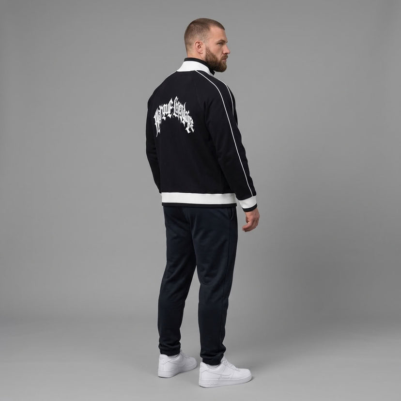 Marque Légendaire Color Block Raglan Sleeve Track Jacket | 380GSM — Apparel & Accessories > Clothing > Outerwear Detail View 6 | Legendary Branding