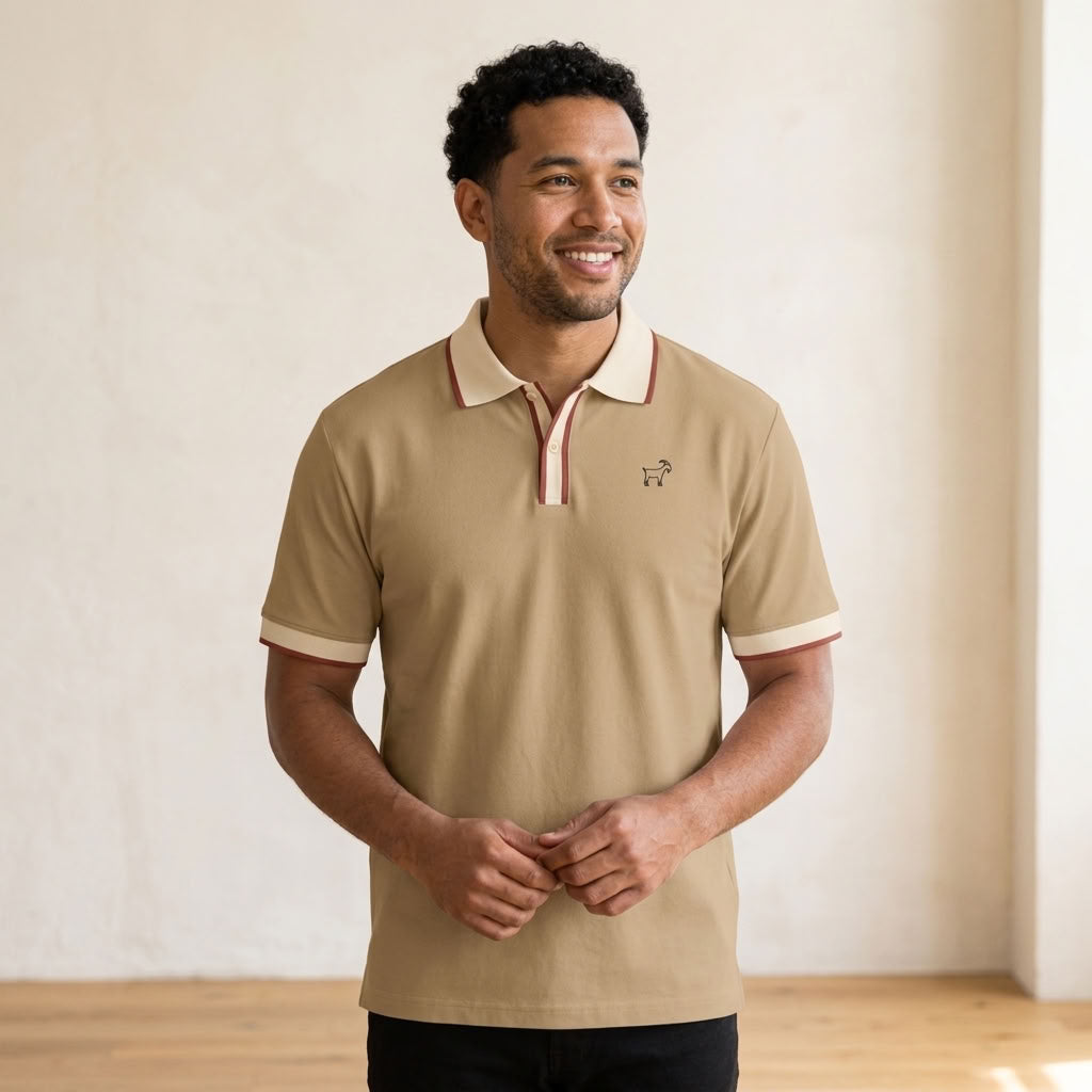 Marque Légendaire Color Block Polo Shirt | 240GSM — Apparel & Accessories > Clothing > Shirts & Tops Detail View 11 | Legendary Branding