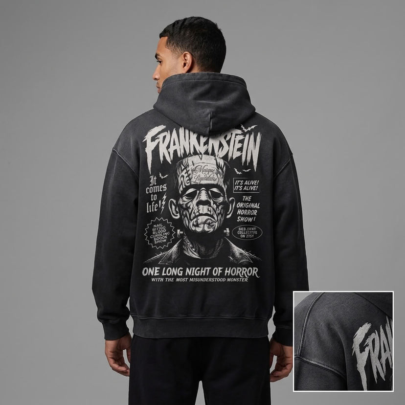 Marque Légendaire Frankenstein Tribute Oversized Hoodie | 400GSM