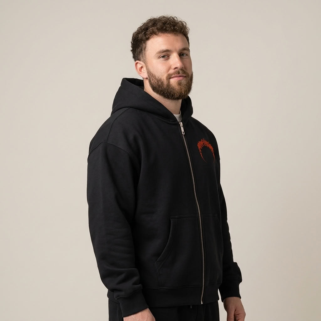 Marque Légendaire Eternal Legends Oversized Boxy Zip-Up Hoodie | 345GSM