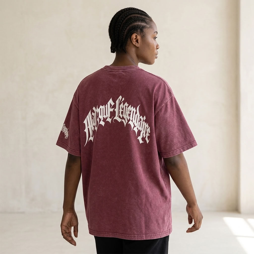 Marque Légendaire Snow Wash Oversized T-Shirt | 250GSM