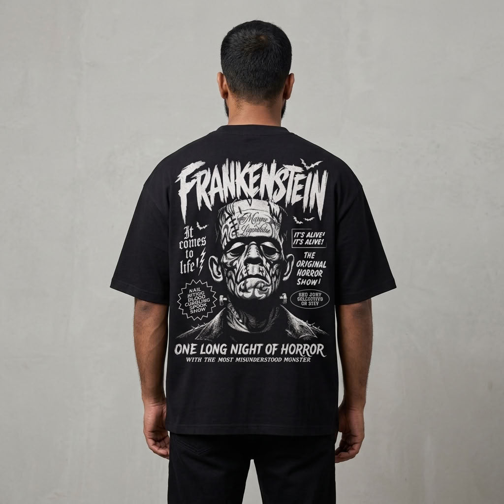 Marque Légendaire Frankenstein Tribute Boxy T-Shirt | 210GSM