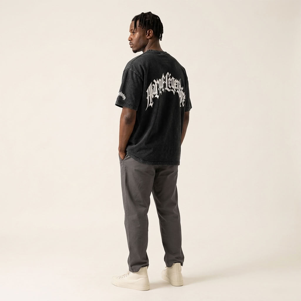 Marque Légendaire Snow Wash Oversized T-Shirt | 250GSM