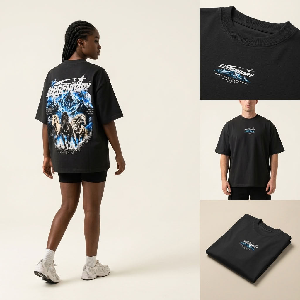 Legendary Discipline Boxy T-Shirt | 400GSM