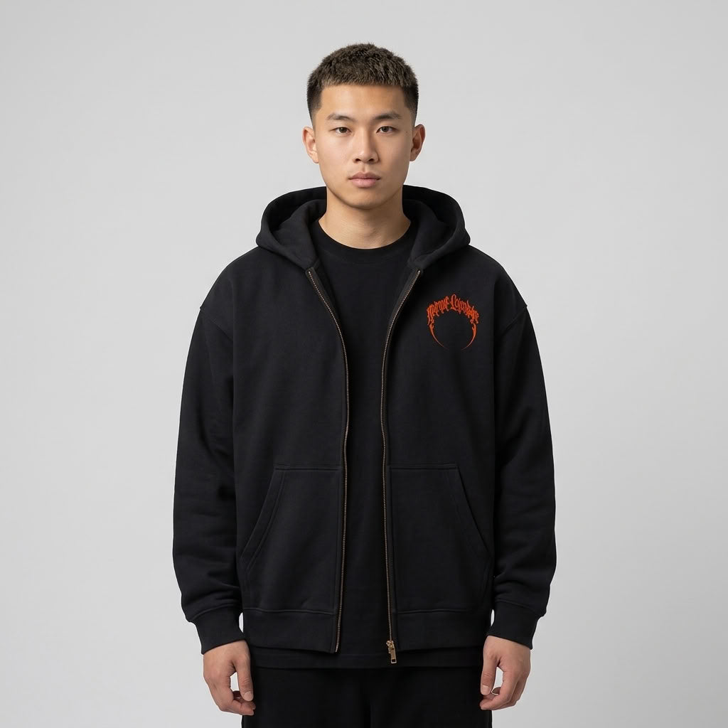 Marque Légendaire Eternal Legends Oversized Boxy Zip-Up Hoodie | 345GSM