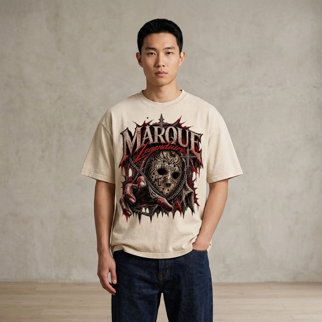 Marque Legendaire HockeyFace Oversized T-Shirt | 250GSM