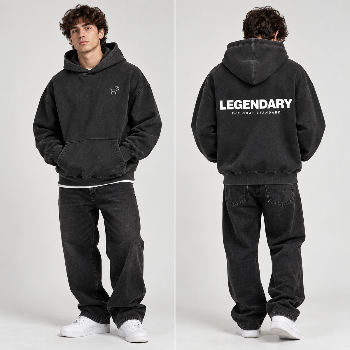 The Goat Hoodie | 440GSM — Apparel & Accessories > Clothing > Activewear > Hoodies | Legendary Branding