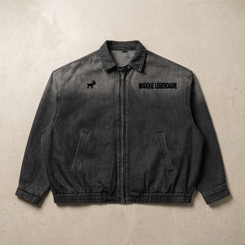 Marque Légendaire Vintage Wash Denim Jacket | 320GSM