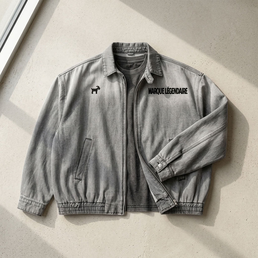 Marque Légendaire Vintage Wash Denim Jacket | 320GSM