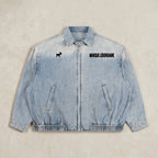Marque Légendaire Vintage Wash Denim Jacket | 320GSM — Apparel & Accessories > Clothing > Outerwear | Legendary Branding